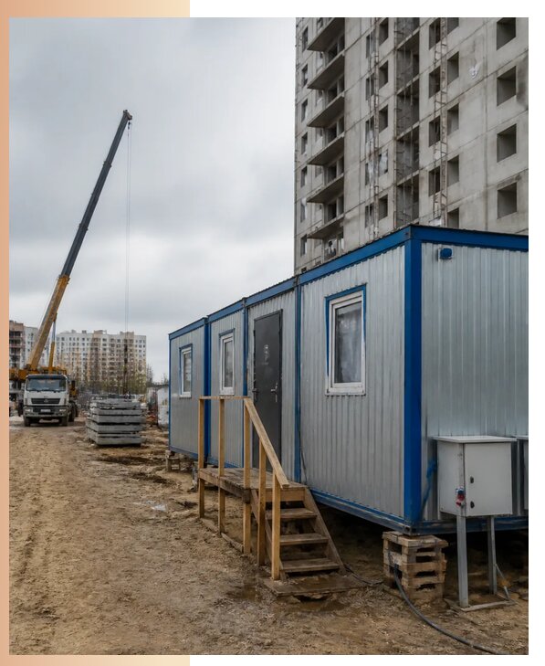Аренда строительных вагончиков для рабочих в Кизляре